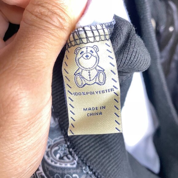 Entree LS Mens Black Sweater Size Small 100% Polyester Sweatshirt Jersey 45 - Picture 6 of 11